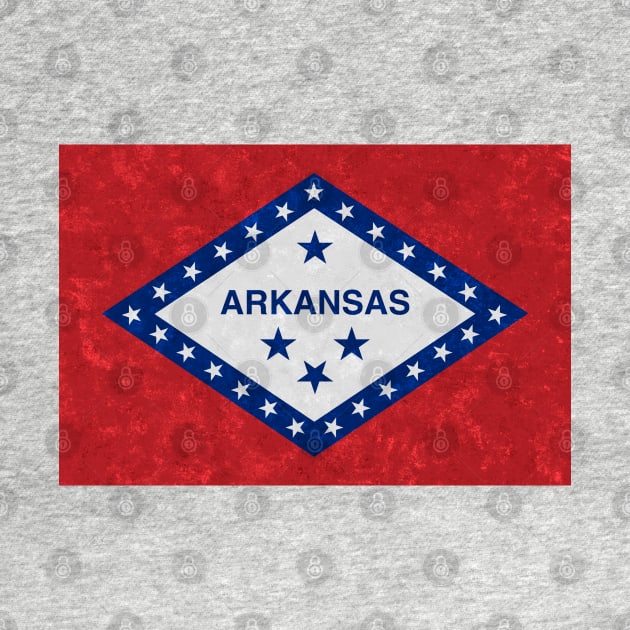 Arkansas State Flag by Enzwell